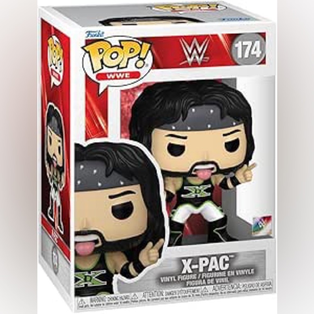 Funko Pop WWE X-Pac Wrestling Figure with Black and Green Outfit #174